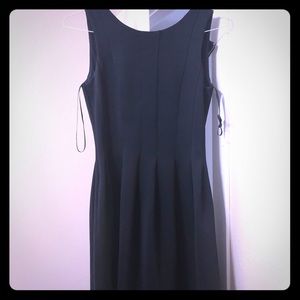 Size 4 Calvin Klein pleated black dress